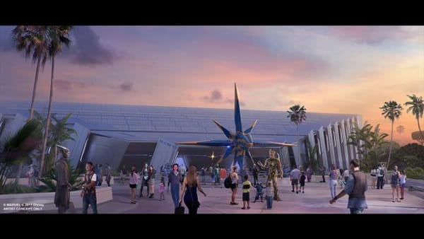 First Look At Epcot Center's Upcoming Guardians Of The Galaxy Ride ...